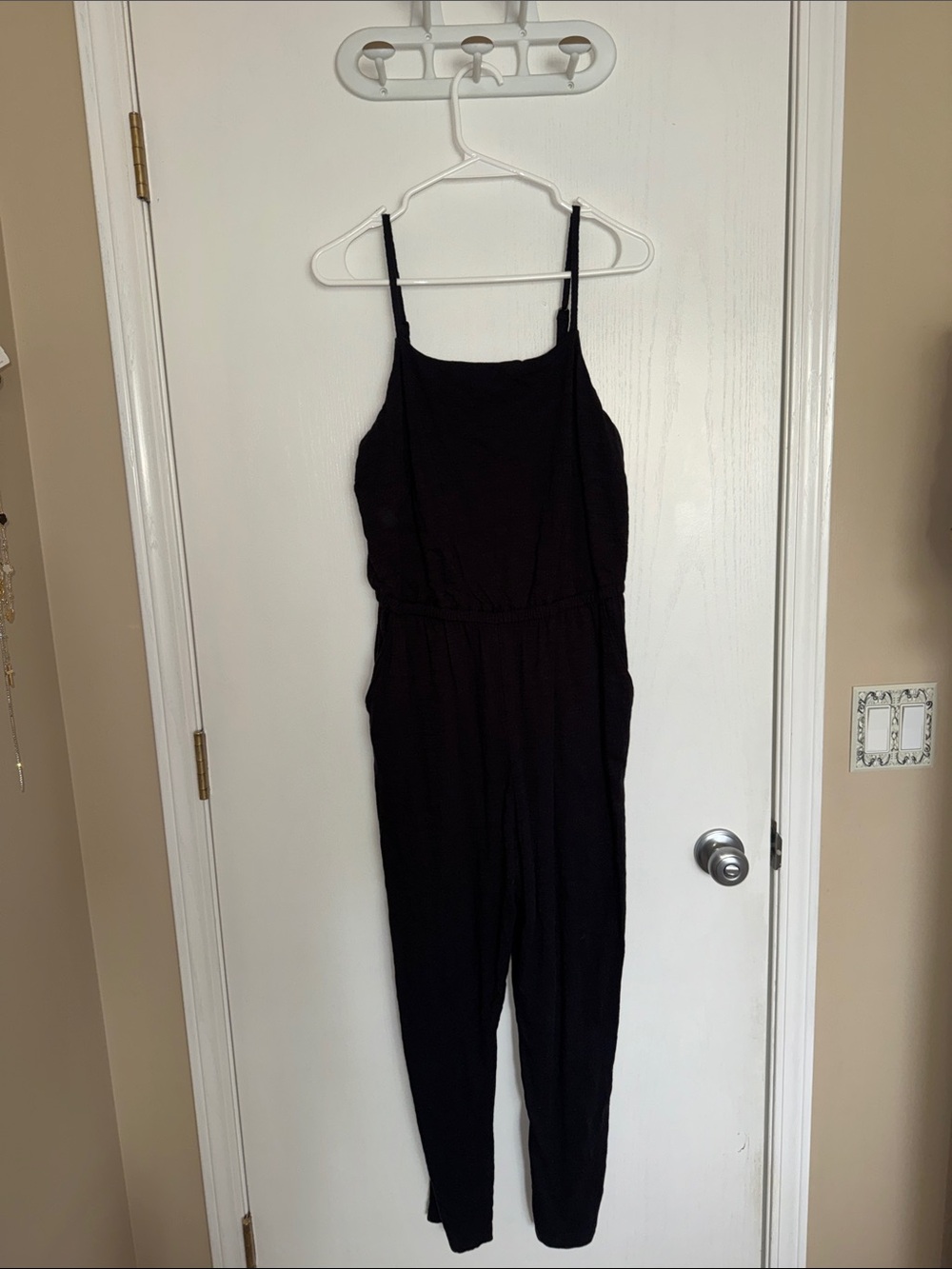 Old Navy Black Sleeveless Jumpsuit